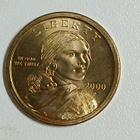 1$ Sacagawea 2000  USA UNC - pikkukuva 1