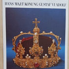 Kustaa VI Adolf 90 vuotta, juhlakortti, taittopk, kruunu - pikkukuva 2