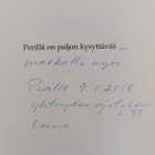 Leena Impiö : Perillä on paljon kysyttävää (signeerattu, ... - pikkukuva 3