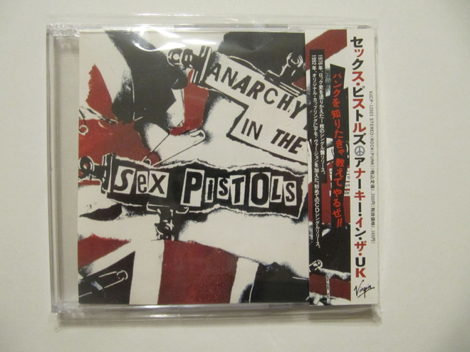 Sex Pistols – Anarchy In The UK  Japanilainen CD sinkku OBI