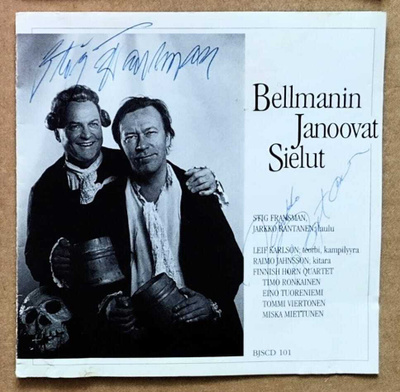 BELLMANIN JANOOVAT SIELUT – CD 1995, Fransman/Rantanen/Ryömä