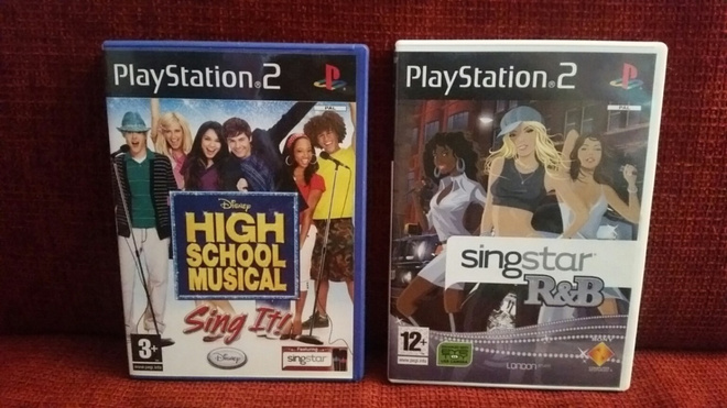 Playstation 2 - pelit Singstar R&B / High School musical