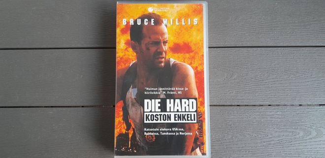 VHS: Die Hard: Koston Enkeli (Bruce Willis 1994)