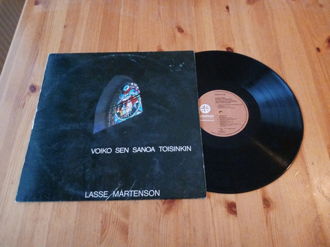 Lasse Mårtenson – Voiko Sen Sanoa Toisinkin lp rare 1977