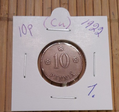 10 penniä (Cu) 1922