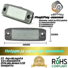 Hyundai / Kia LED rekisterikilven valot — kirkkaan valkoin - pikkukuva 1