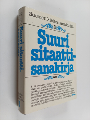 Jarkko (toim.) Laine : Suomen kielen sanakirjat 3 : Suuri...