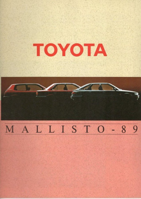 Toyota Mallisto -esite, 1989