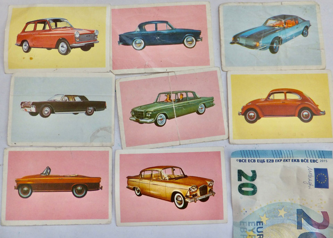 8 VANHAA Purkkakuvaa Hellas Jenkki Autosarja