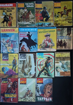 15 kpl setti Western lehtisiä