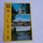 Nilsiä, kolmikuvainen kortti, p.1983 + vaakuna + erik.leima - pikkukuva 1
