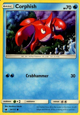 Pokémon kortti, Corphish