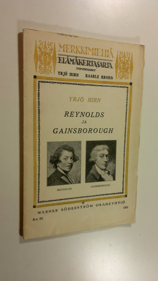 Yrjö Hirn : Reynolds ja Gainsborough : kaksi kansantajuis...