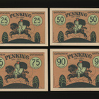 Itävalta Notgeld 25, 50, 75, 90 Heller, Penking 2. painos - pikkukuva 1