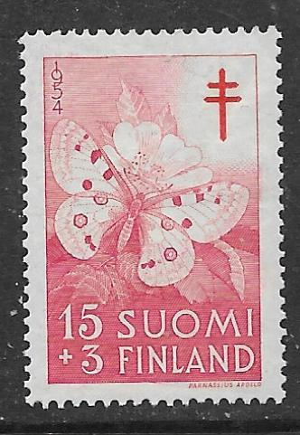 Tuberkuloosi 15+5mk 1954 (LAPE 435) **