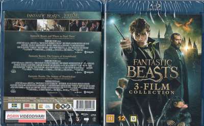 fantastic beasts 3 film collection (27 307) UUSI -FI- BLU-RA