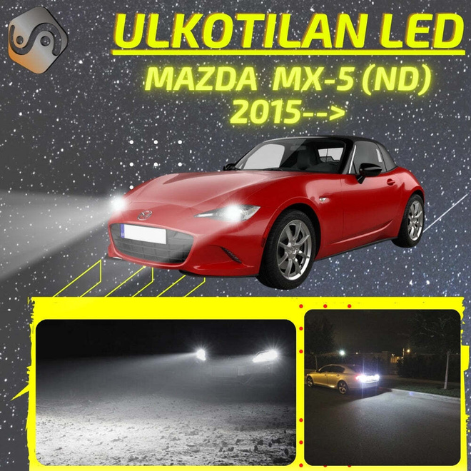 MX-5 (ND) 2015--> Ulkoiset LED -valot