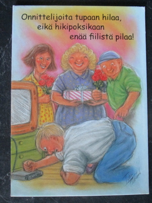 KULKEMATON TERHO PELTONIEMI HÖRÖLÄ SARJAA HÖRÖLÄ JUHLII