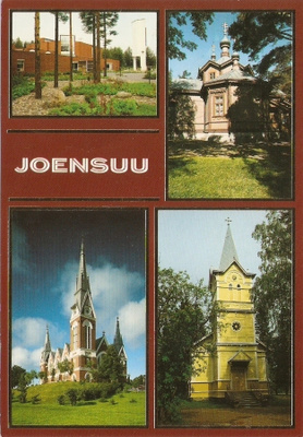 JOENSUU : Kauniiden kirkkojen kaupunki.  Ei kulk.