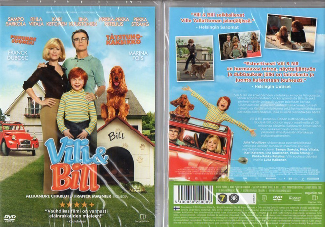 Vili & Bill	(77 884)	UUSI	-FI-	suomik.	DVD			2013	SF-puhe