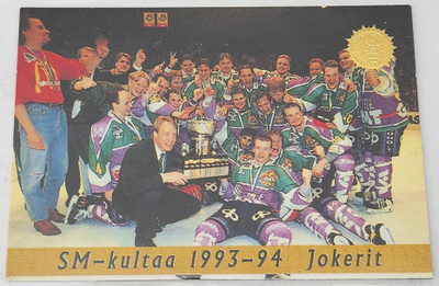 Jokerit jääkiekkokortti -SM-kultaa 1993-1994