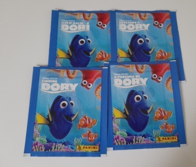 Doria etsimässä : Disney Pixar -tarrat : 4 paketteja, Panini