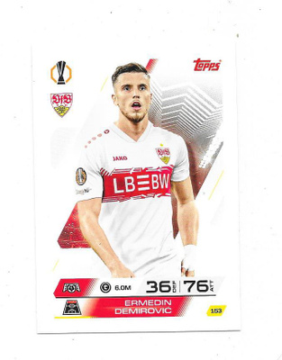 2025-26 Topps Match Attax #153 Ermedin Demirovic , Stuttgart