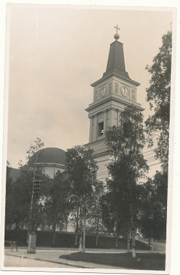 OULU, tuomiokirkko -vanha kortti