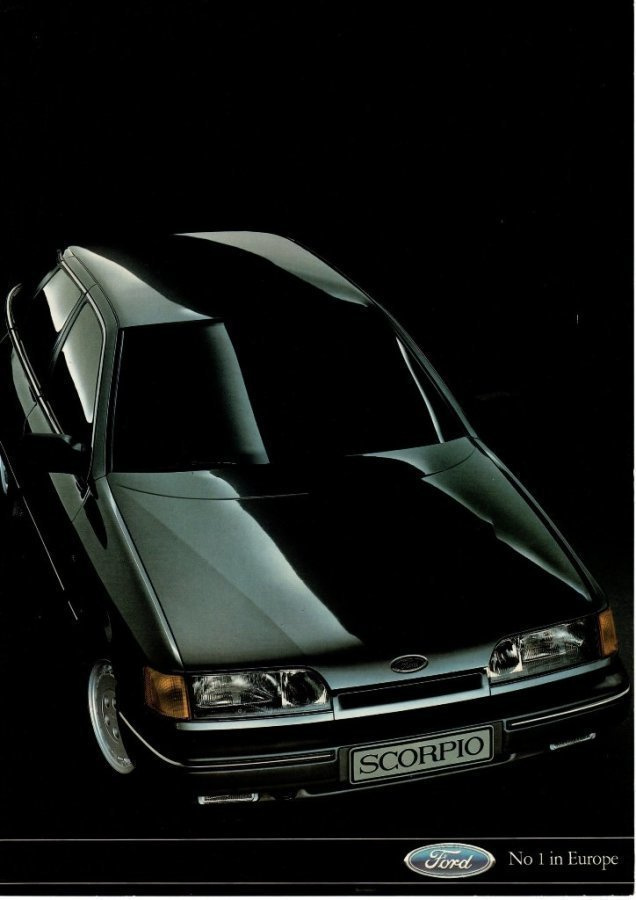 Ford Scorpio -esite 80-luvun puolivälistä