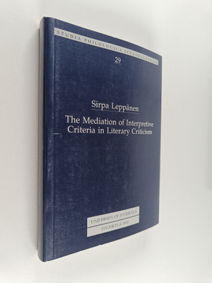 Sirpa Leppänen : Studia philologica jyväskyläensia 29 : T...