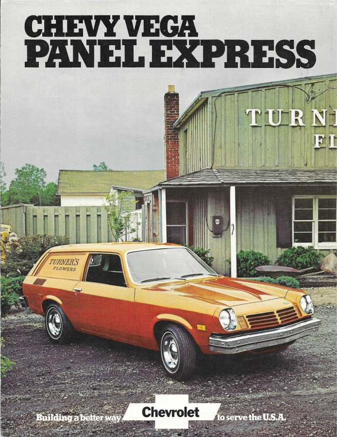 1974 Chevrolet Vega Panel Express esite - KUIN UUSI