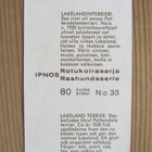 IPNOS.....Rotukoirasarja, kuva 80/33. Lakelandinterrieri. - pikkukuva 2