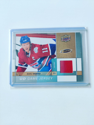 Saku Koivu 09-10 UD Game Jersey