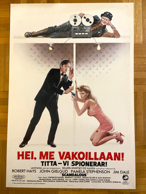Vanha elokuvajuliste: Hei, me vakoillaan!