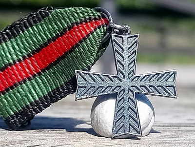 Mini Pohjois-Vienan risti 1941-1944. Halkaisija - 19 mm