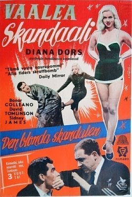 Elokuvajuliste: Vaalea skandaali (Diana Dors)