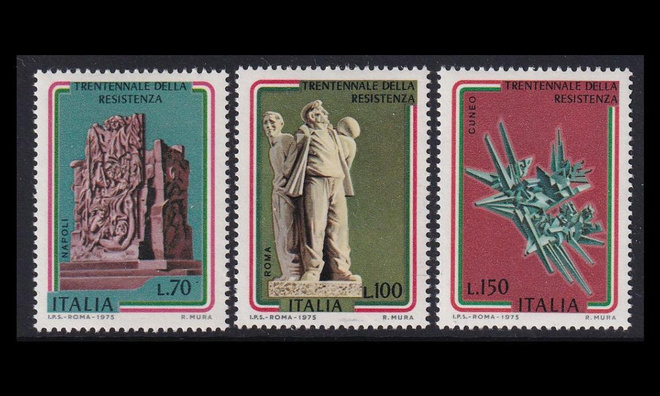 Italia 1486-8 ** Vastarinnan 30 vuotispäivä (1975)