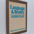 Michael Devitt : Language and reality : an introduction t... - pikkukuva 1