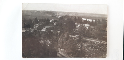 Vanha kortti v. 1910, kuva Liljendal ?