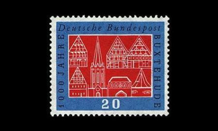 Saksa 312 ** Buxtehuden kaupunki 1000v (1959)