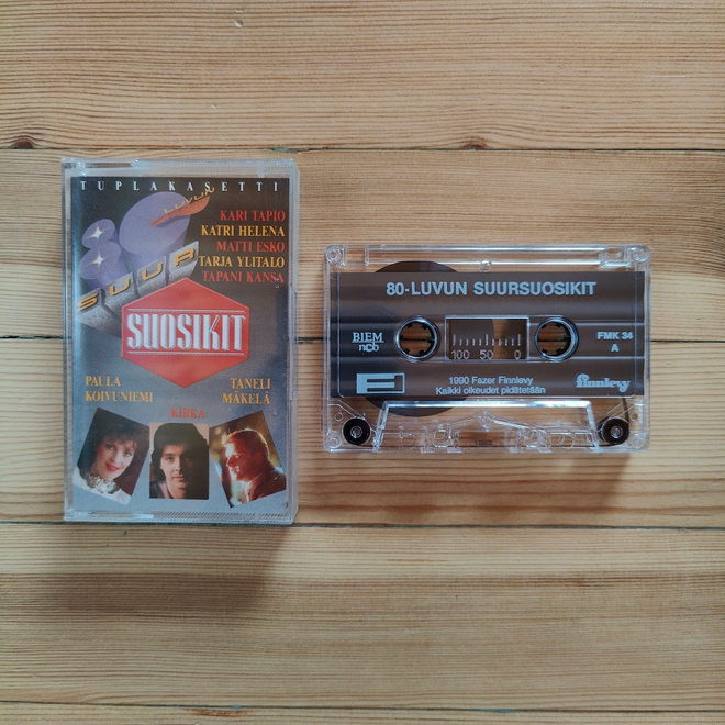 Eri esittäjiä: 80-luvun Suursuosikit c-kasetti