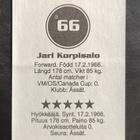 1993 Semic #66 Jari Korpisalo Ässät - pikkukuva 2