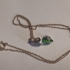 Kaunis hopeansävyinen kaulaketju riipuksella, 48,0 cm. - pikkukuva 3