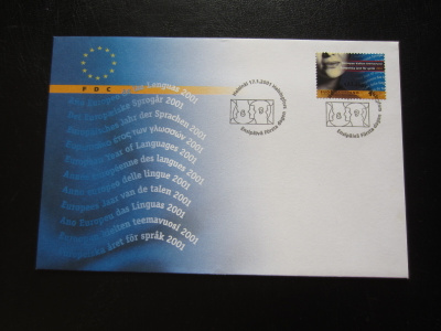 FDC 2001 Eurooppalainen kielivuosi