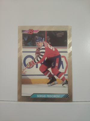 1992-93 Bowman #205 Sergei Fedorov
