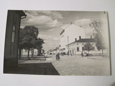VANHA Signeerattu Postikortin Alkup.Mallikappale Pori 1930-l