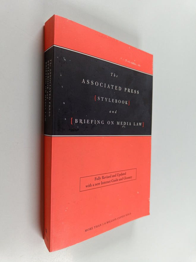 The Associated Press stylebook and briefing on media law