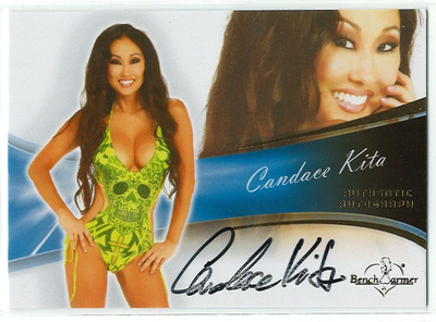 Bench Warmer Bubble Gum 2013 Autograph Candace Kita