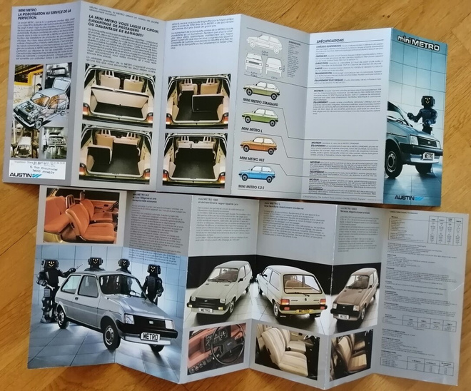 1981 Austin Metro esite - KUIN UUSI - 12 sivua