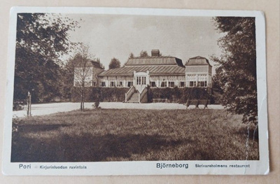 Pori, Kirjurinluodon ravintola, vanha mv pk, p. 1925